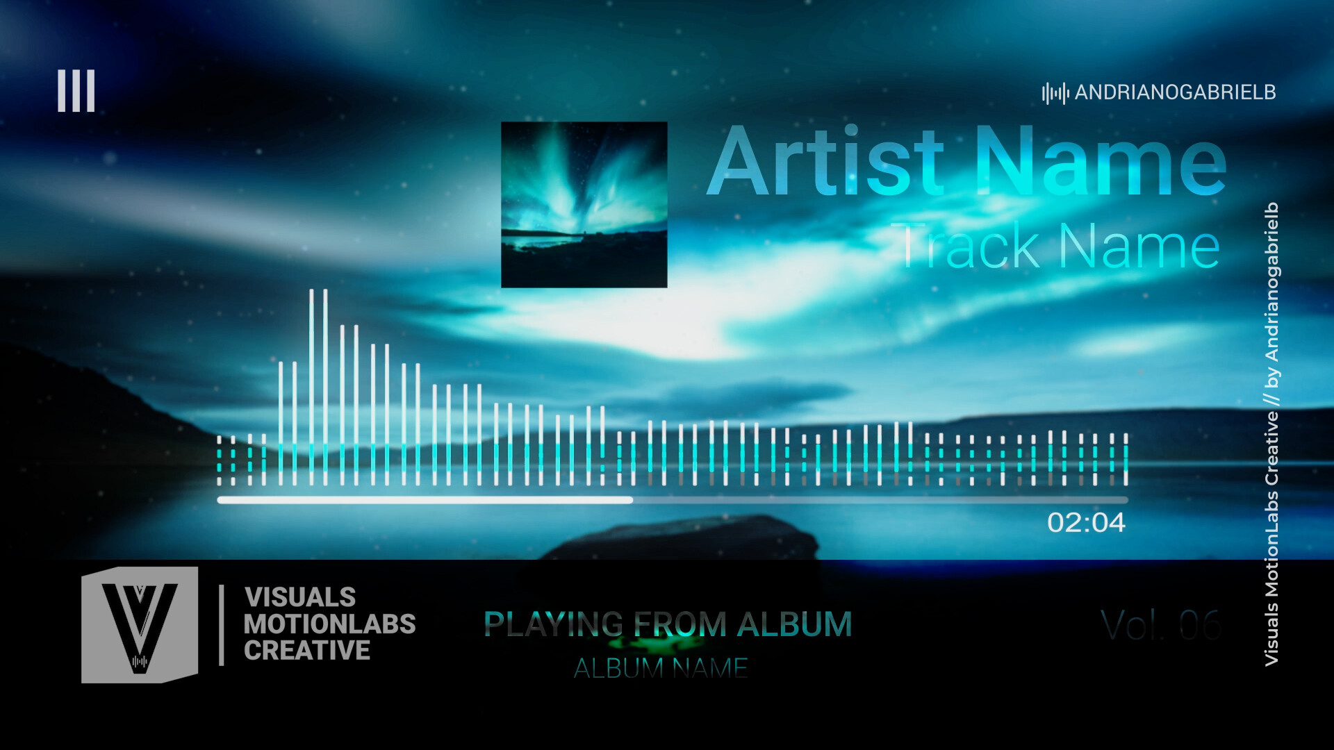 Artstation Audio Spectrum Music Visualizer Concept S6