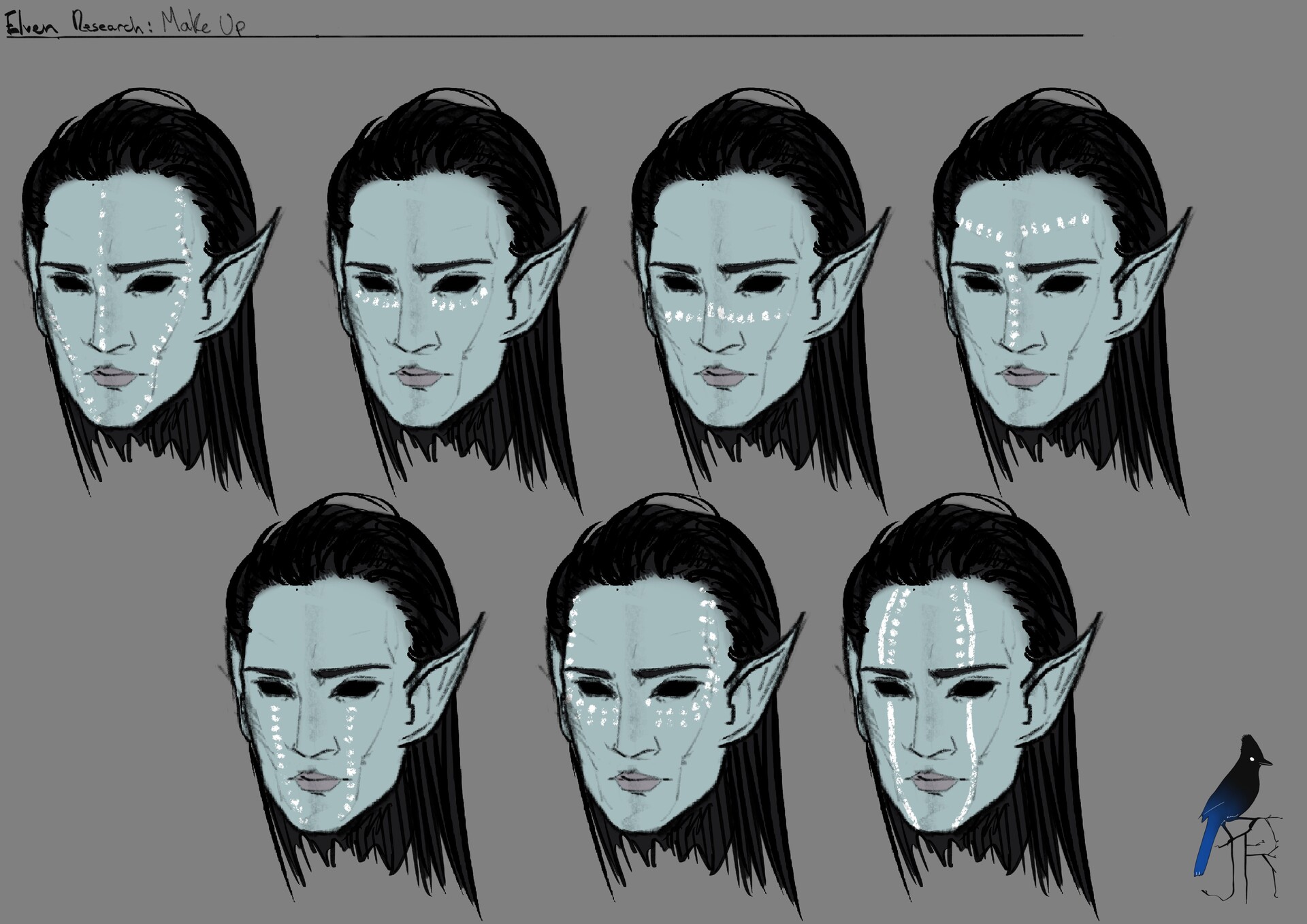 Jay River - Elf 1 Head Design Process