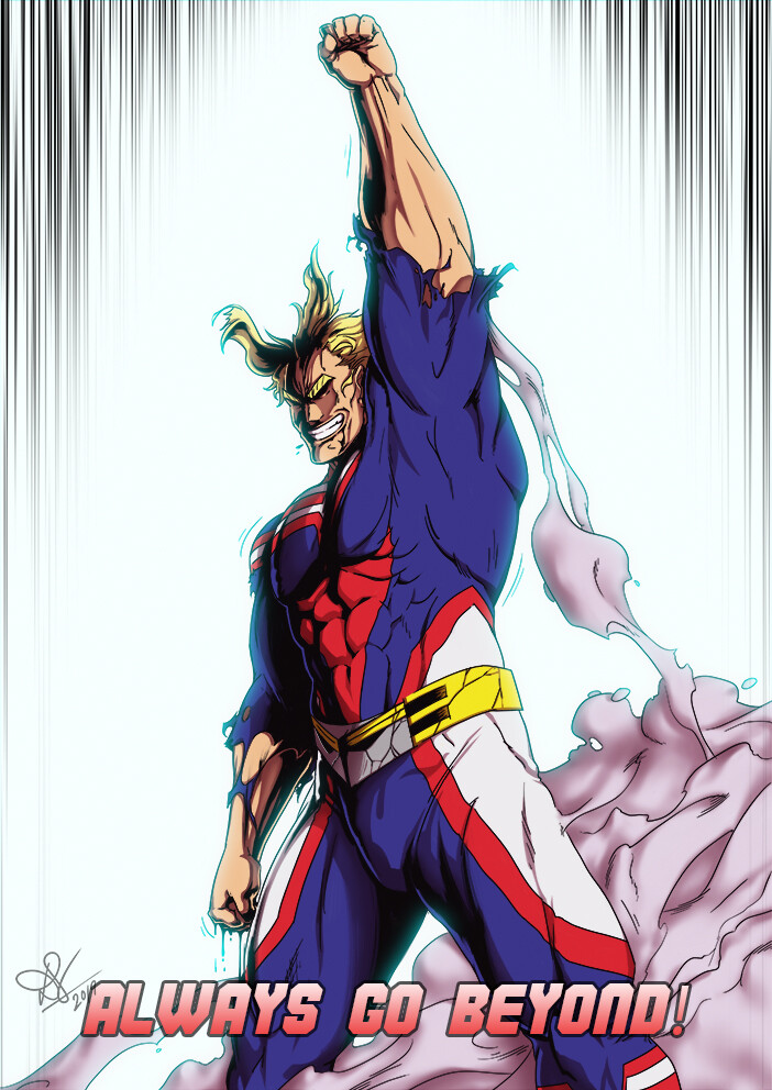 Sayak Das Always Go Beyond All Might Commission Work