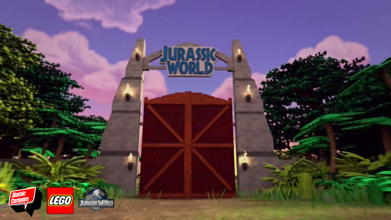 Lego jurassic top world gate