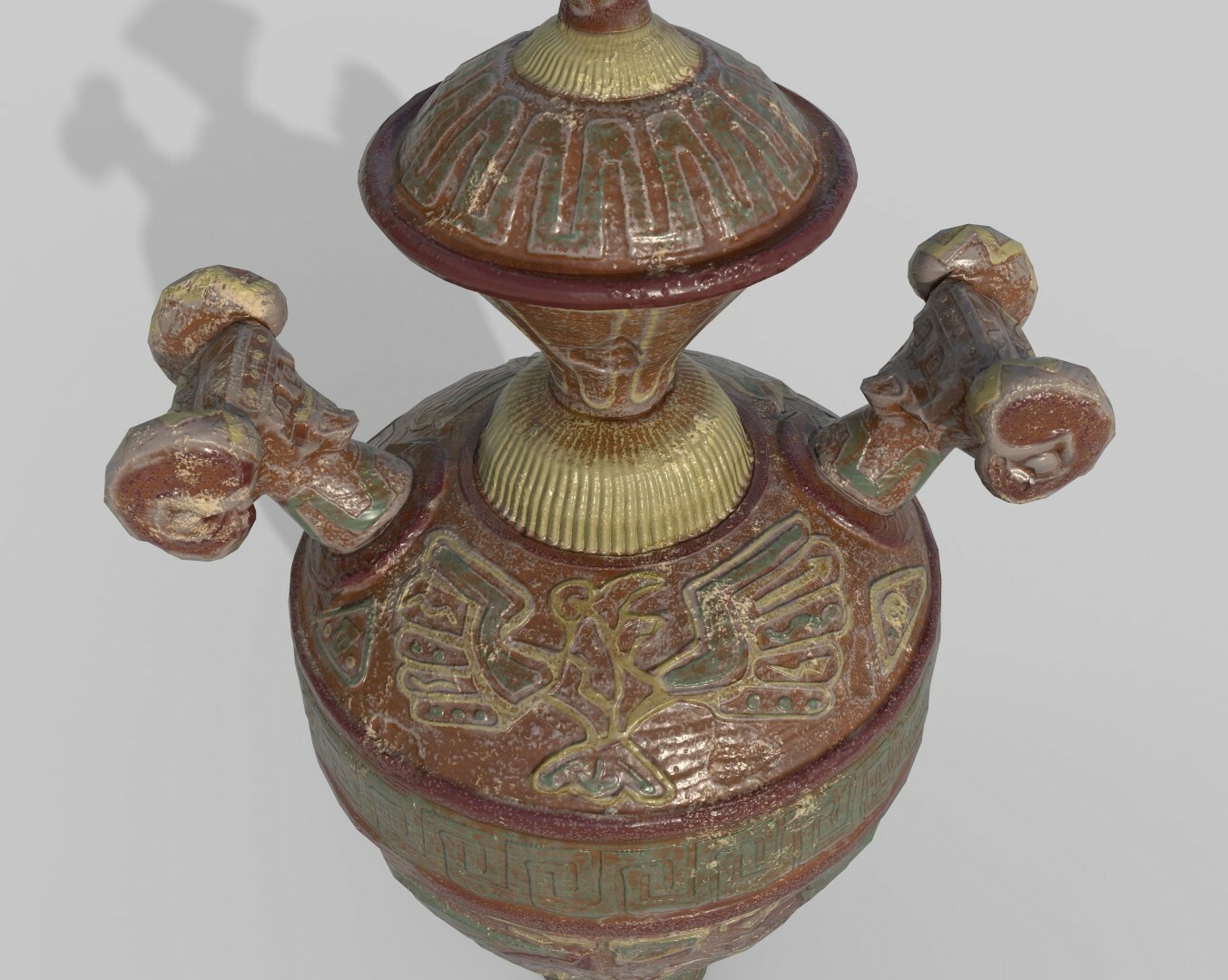 Artstation Ancient Aztec Vase Adam Mcevoy