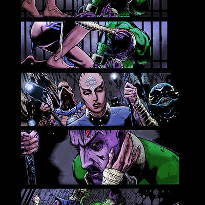 Jimmy greenhalgh green lantern 8 page 1 by color