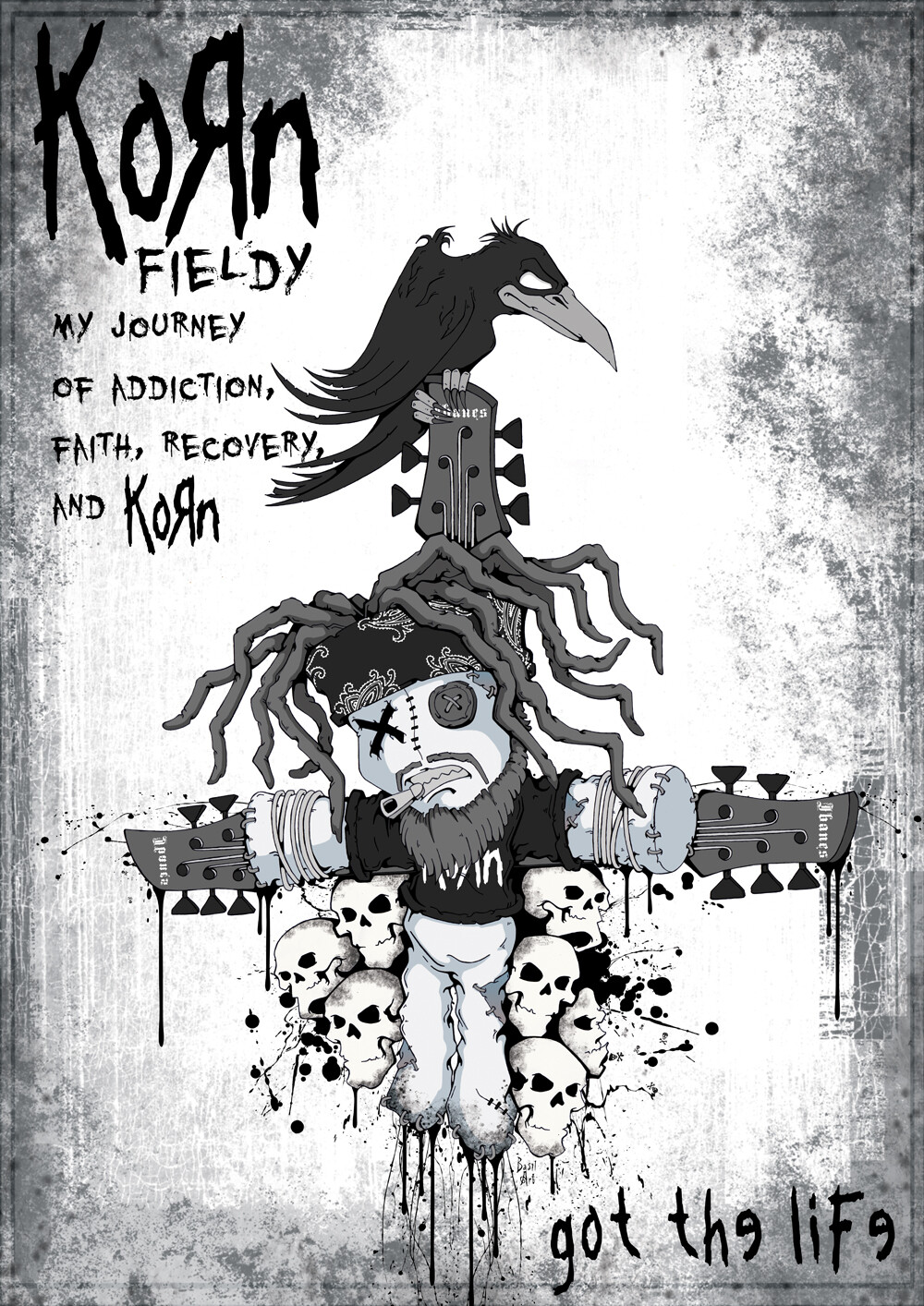 korn fan cartoon art basil du toit