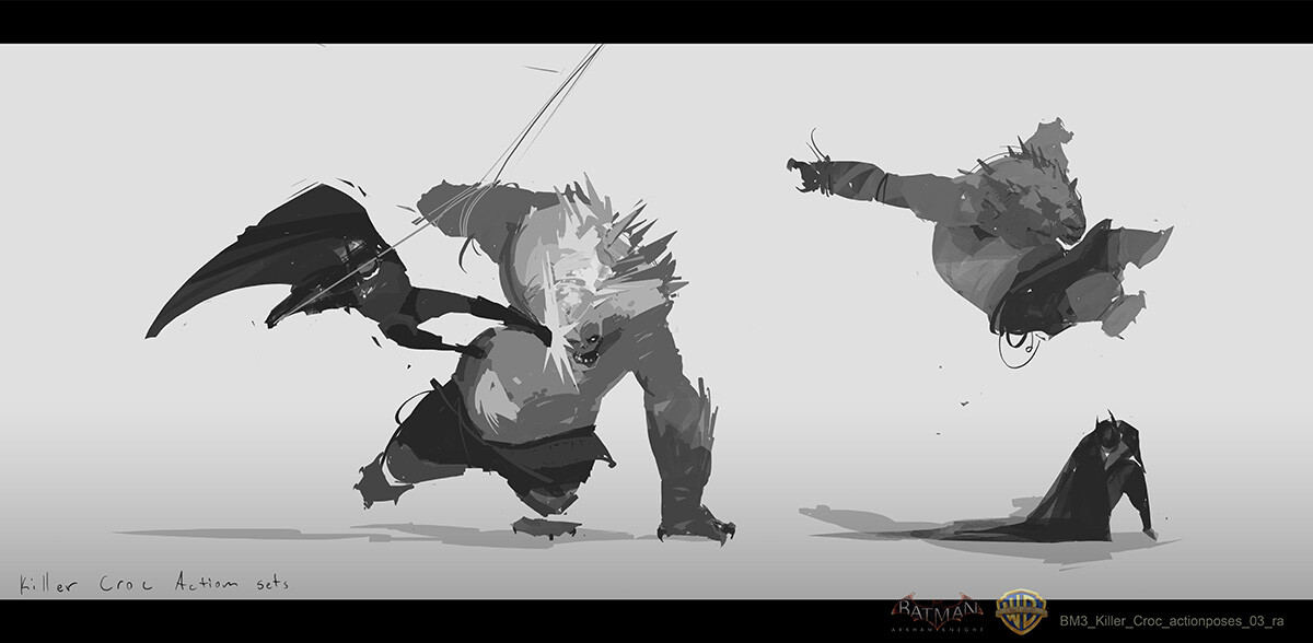 killer croc animation ideas