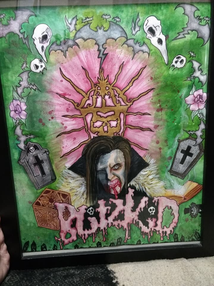 HorrorPunk Fan Art Painting - Watercolors