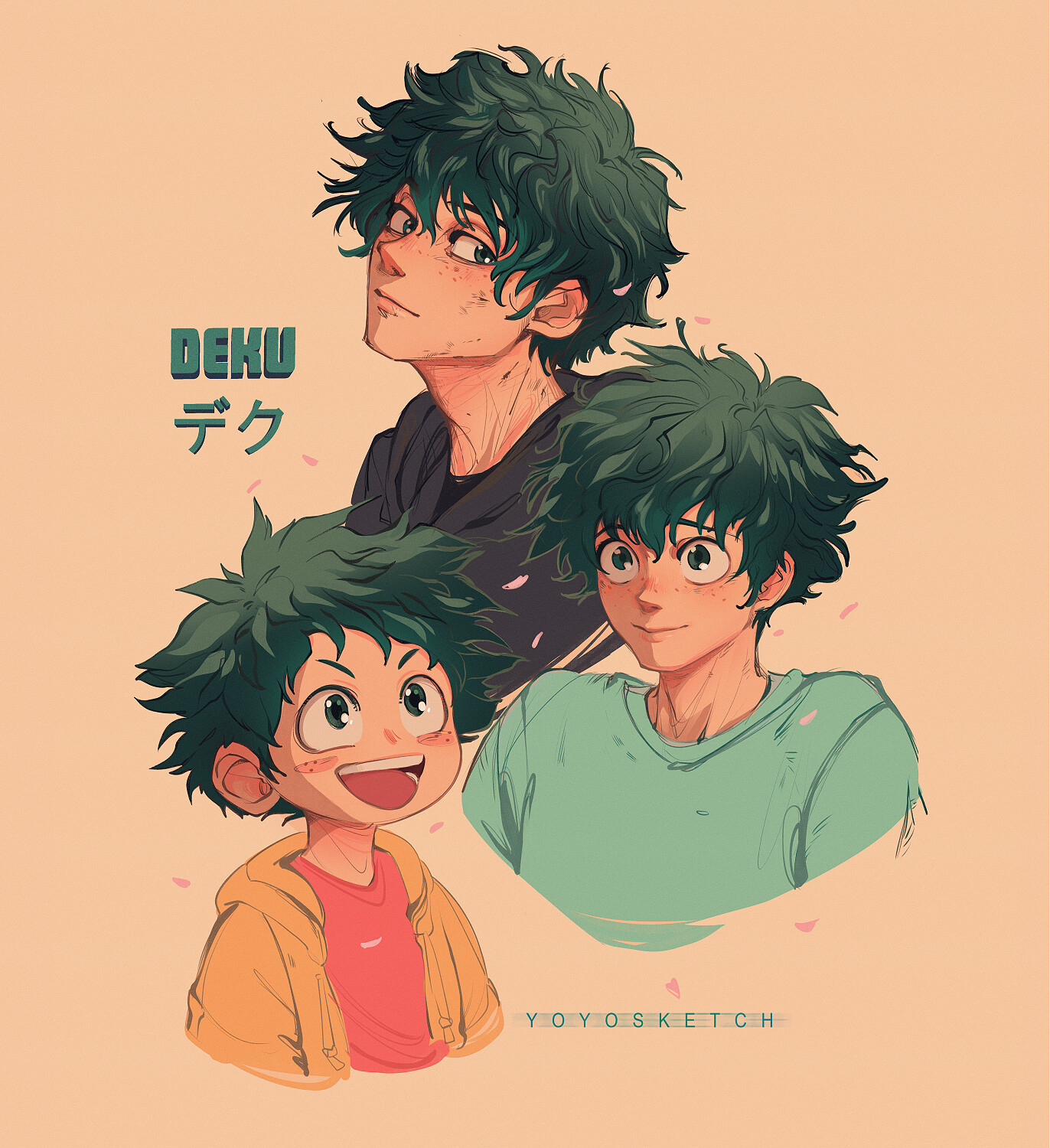 Artstation Deku Yoyo Sketch