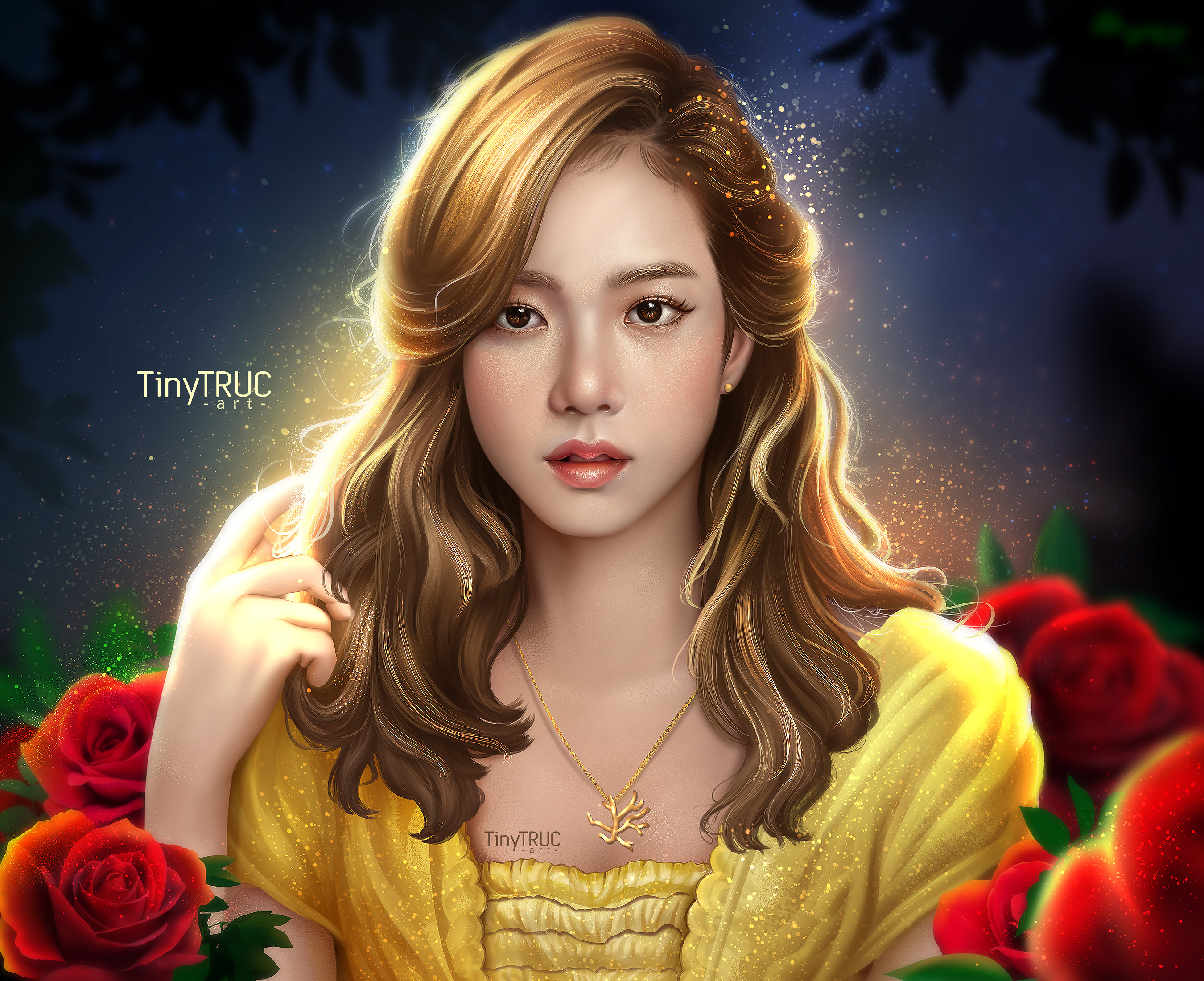 Artstation Jisoo Belle Fan Art Tiny Truc