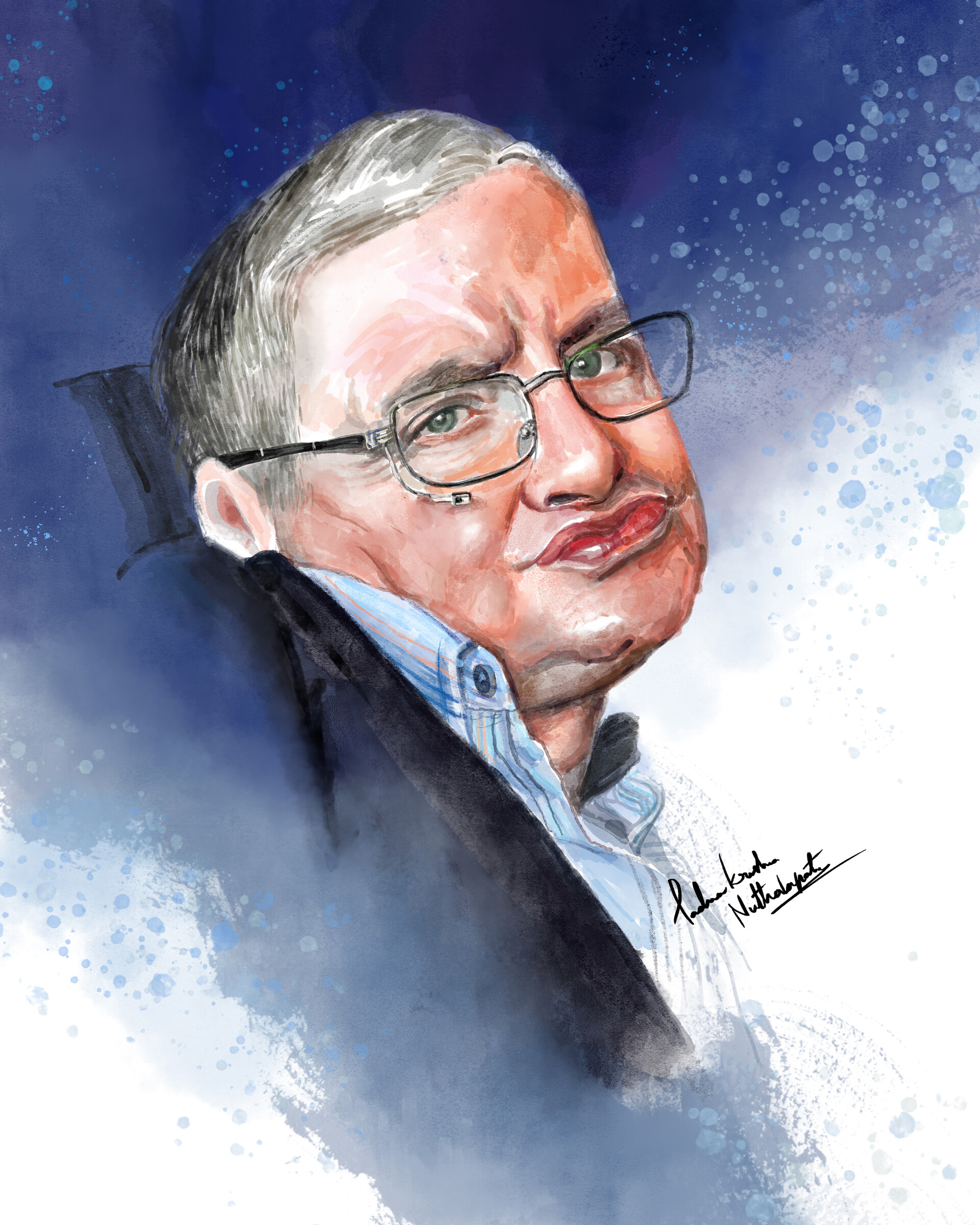 Buy Stepehn Hawking, Scientists, Science, Charcoal, Original Artwork,  Theoretical Physicist, Cosmologist, Author, Outer Space, Space Online in  India - Etsy