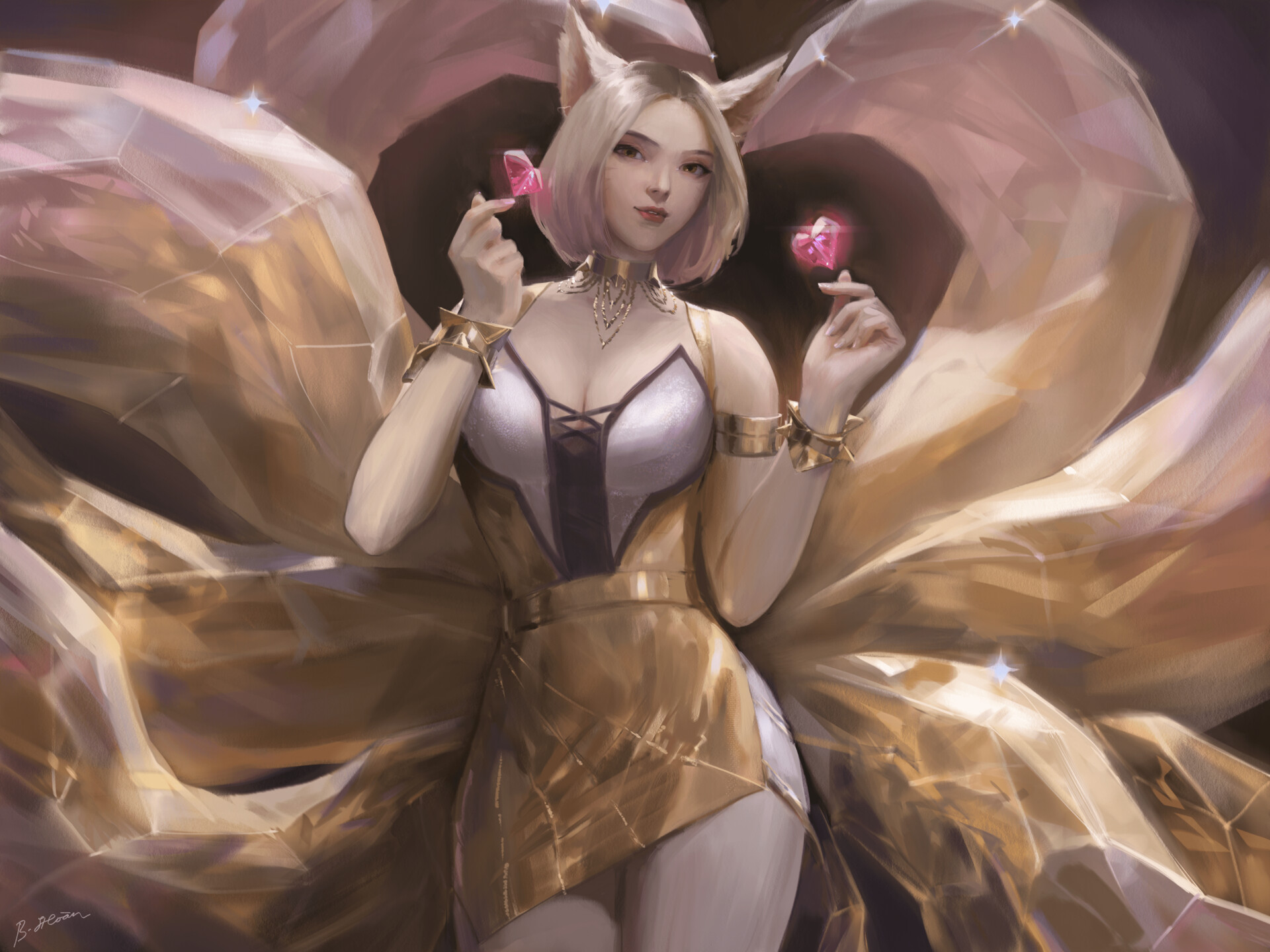 Artstation Ahri Hoan Vu Van