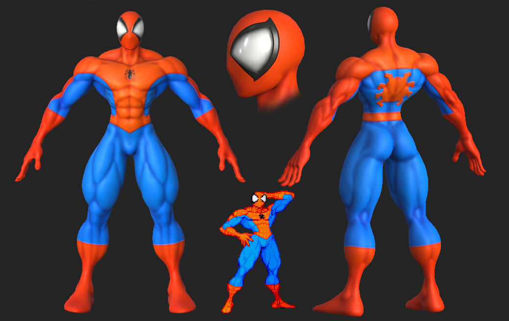 ArtStation - [Work In Progress] Marvel vs. Capcom: Spider-Man