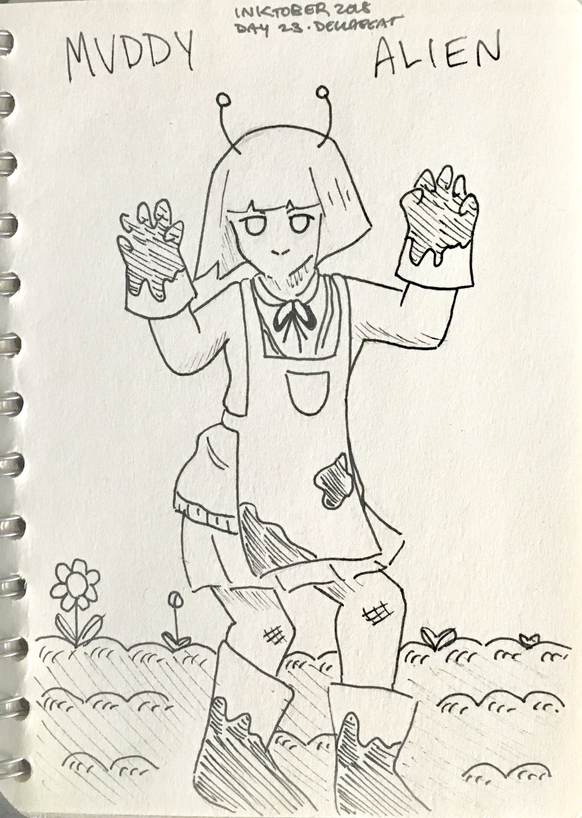 Artstation Inktober 2018 Angie Nguyen