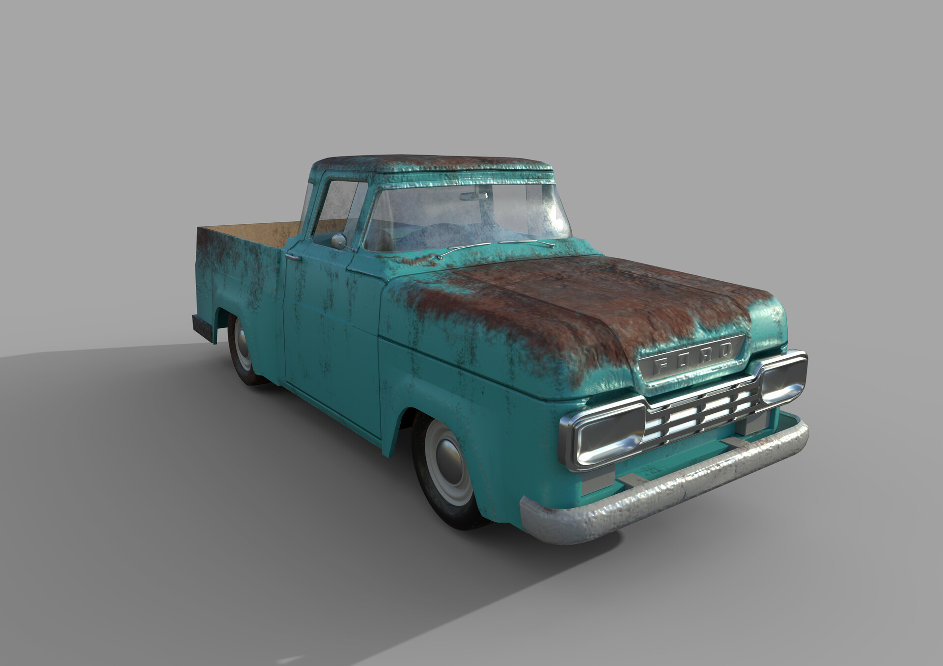 ArtStation - Ford 3D modelling and texturing