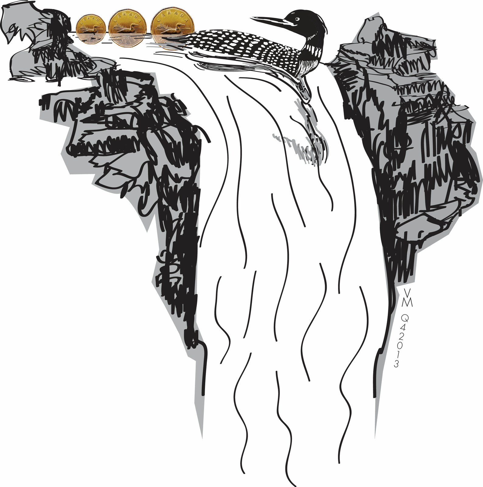 The fall of the Canadian Dollar