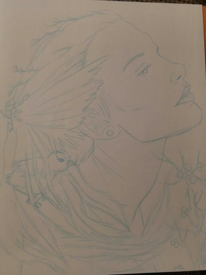 Bird Queen Sketch