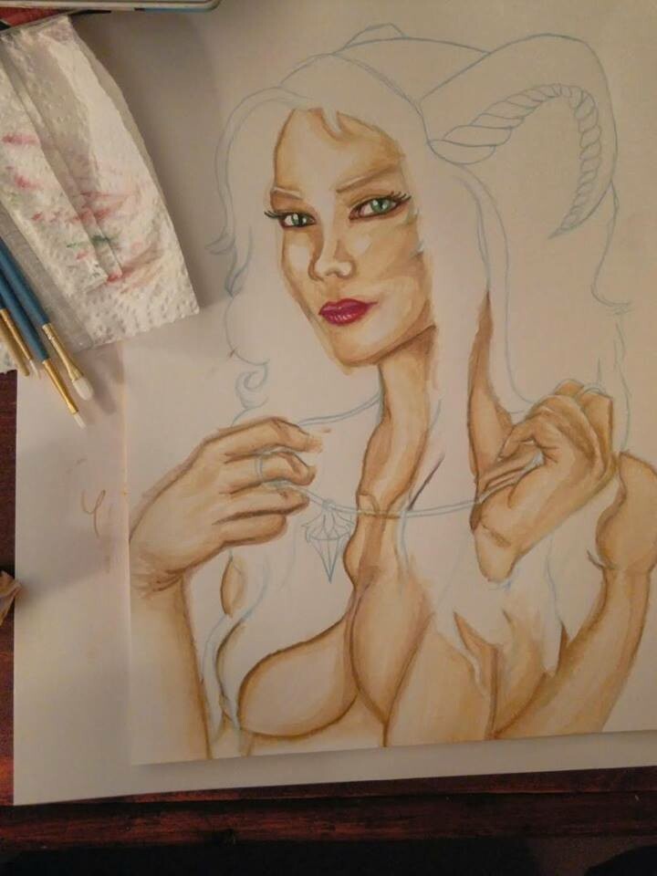 laying down skin tones