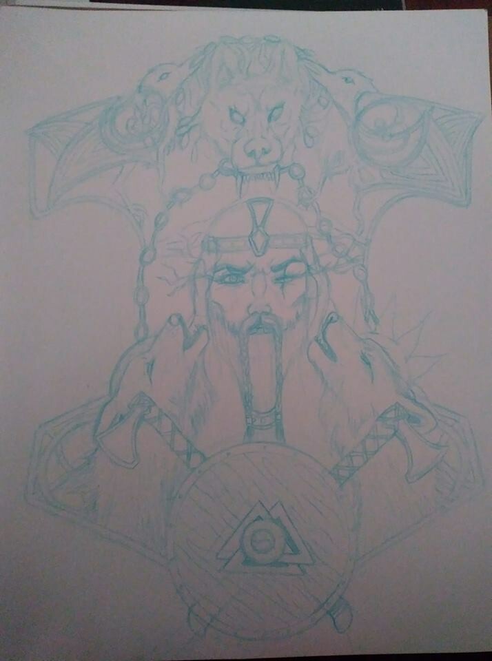 Col Erase Pencil Sketch Cleaned Up