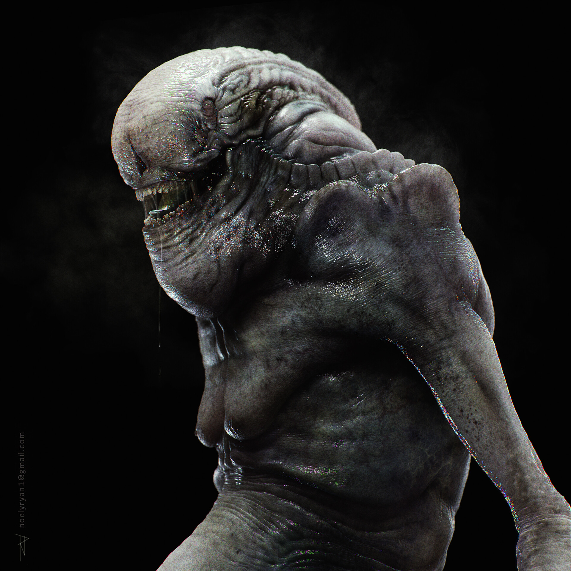 Artstation Neo Newborn Eyeless Noely Ryan