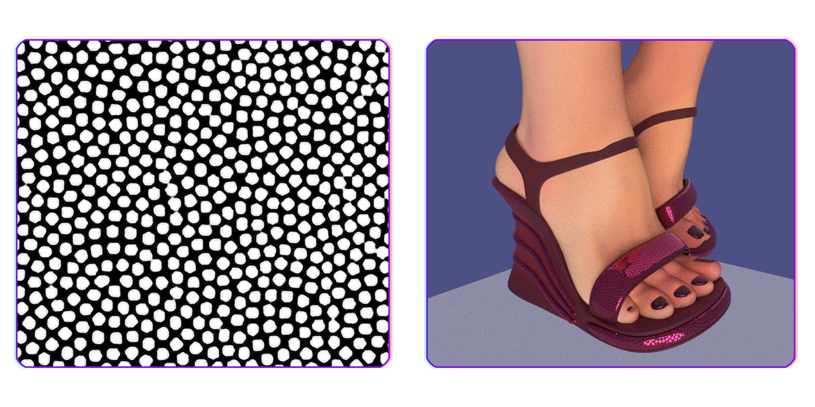 Shoe texturing