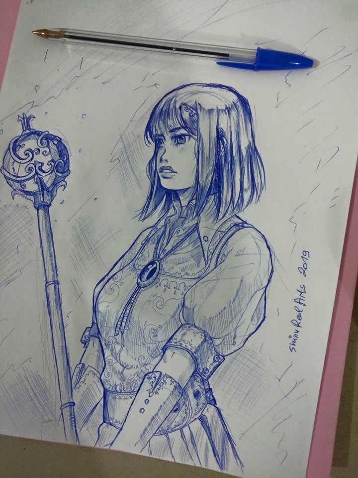 Artstation Mage Girl Shinu Real Shinu