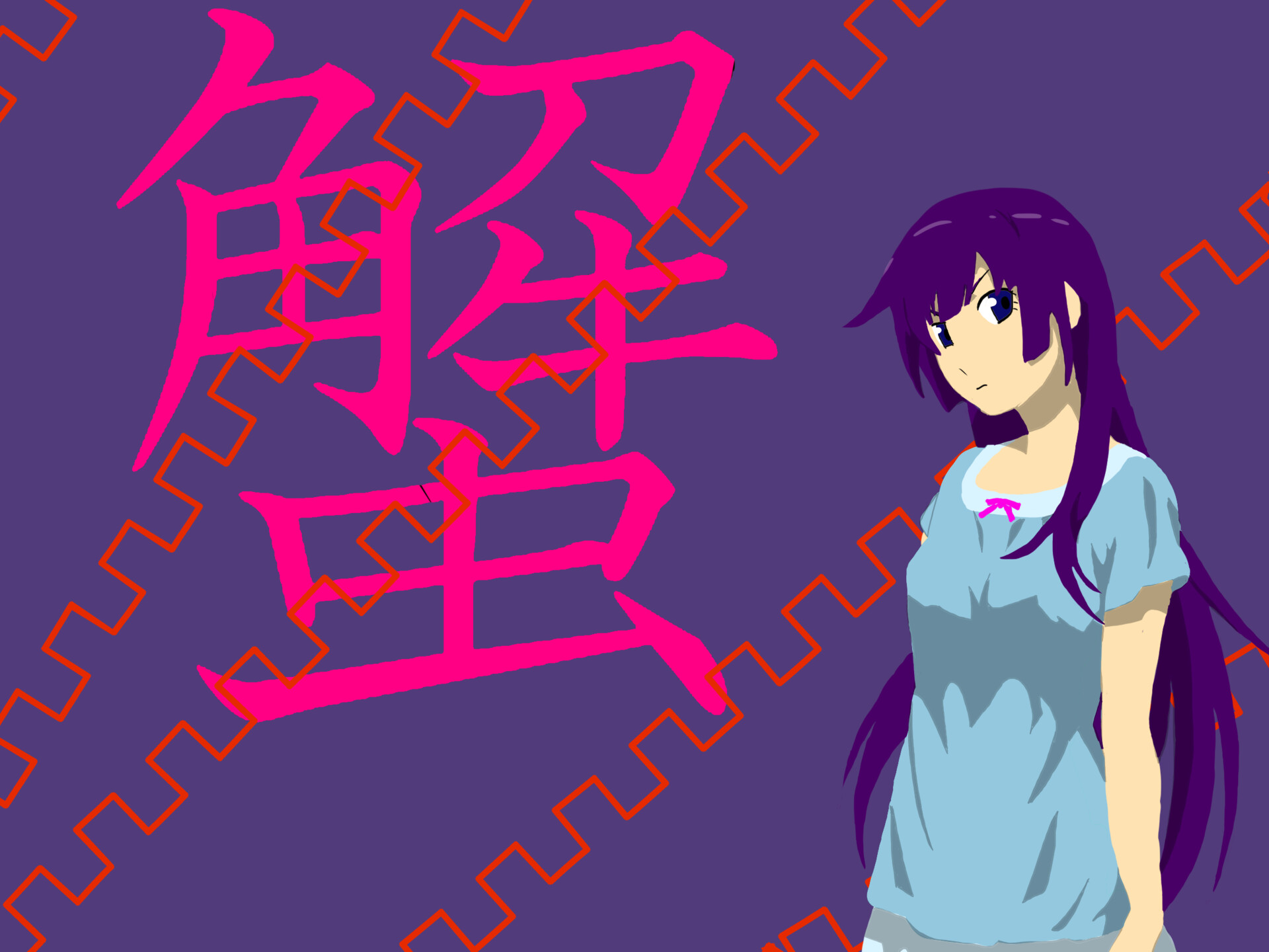 Artstation Monogatari Wallpapers Cervantes Durendal Истории монстров / истории чудовищ / bakemonogatari— 1 сезон, 1 серия краб хитаги, часть 1. artstation