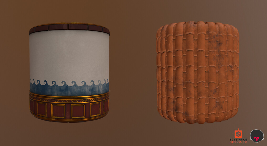 Tileable textures (wall &amp; roof)