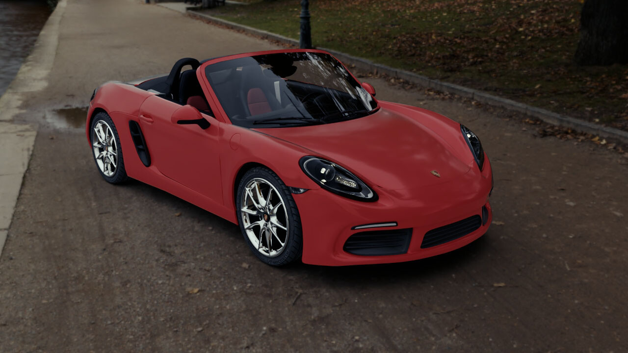 Artstation Porsche Boxster 718 Yogesh Purohit