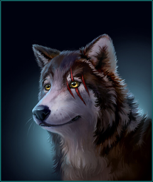ArtStation - scarred wolf