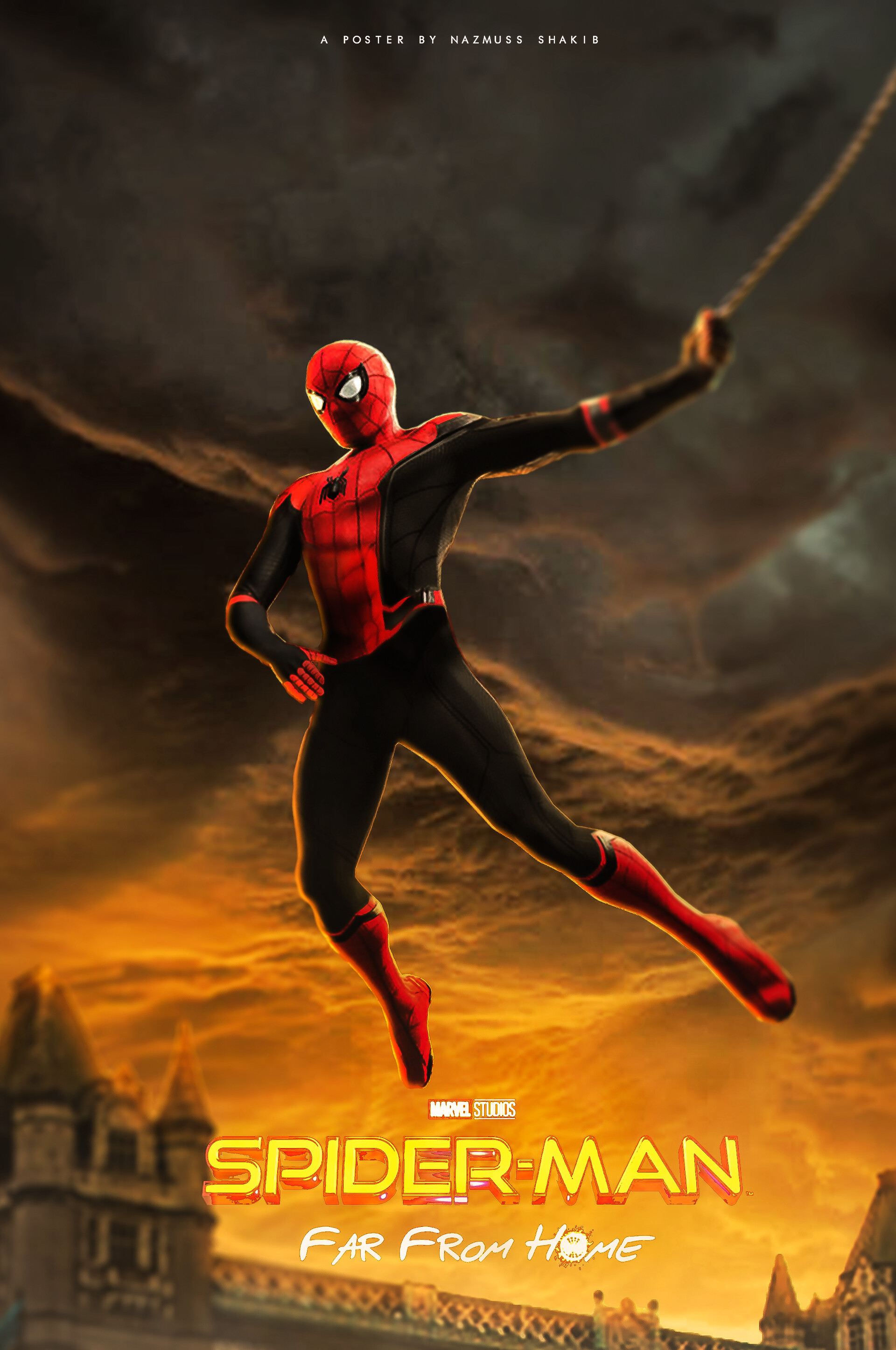ArtStation - spiderman far from home poster
