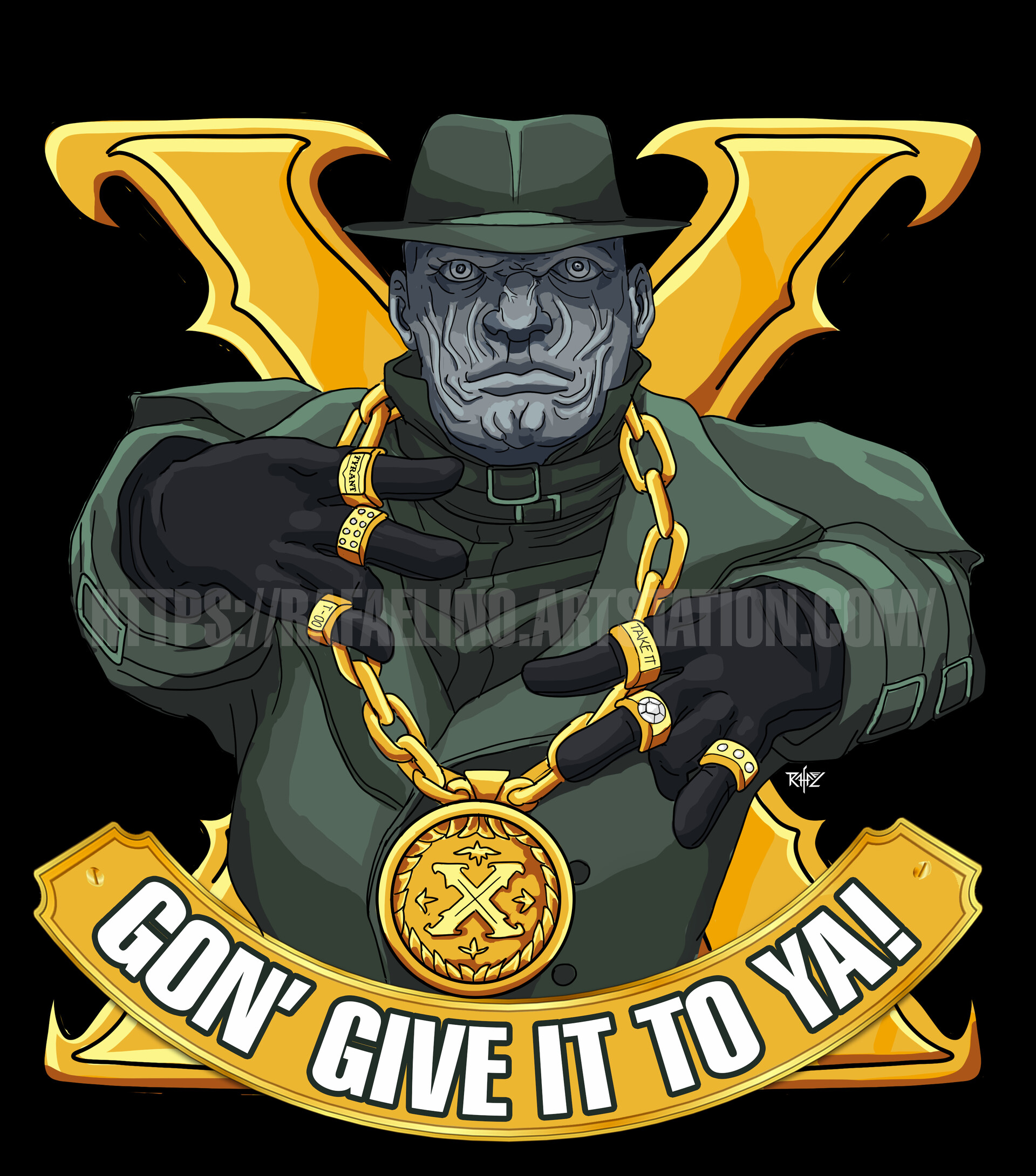 Mr X gon give to ya #fyp #ResidentEvil2, nemesis resident evil
