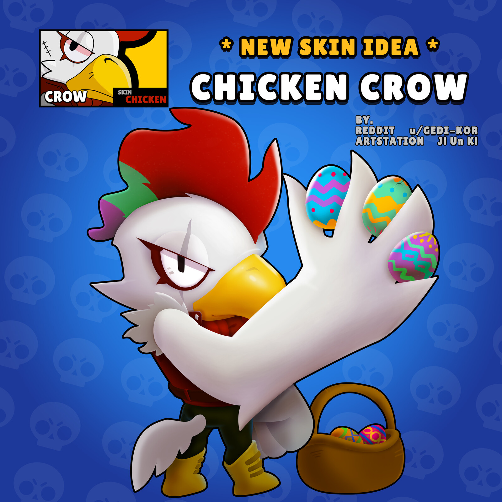 Artstation Brawl Stars Fanart Skin Design Ji Un Ki