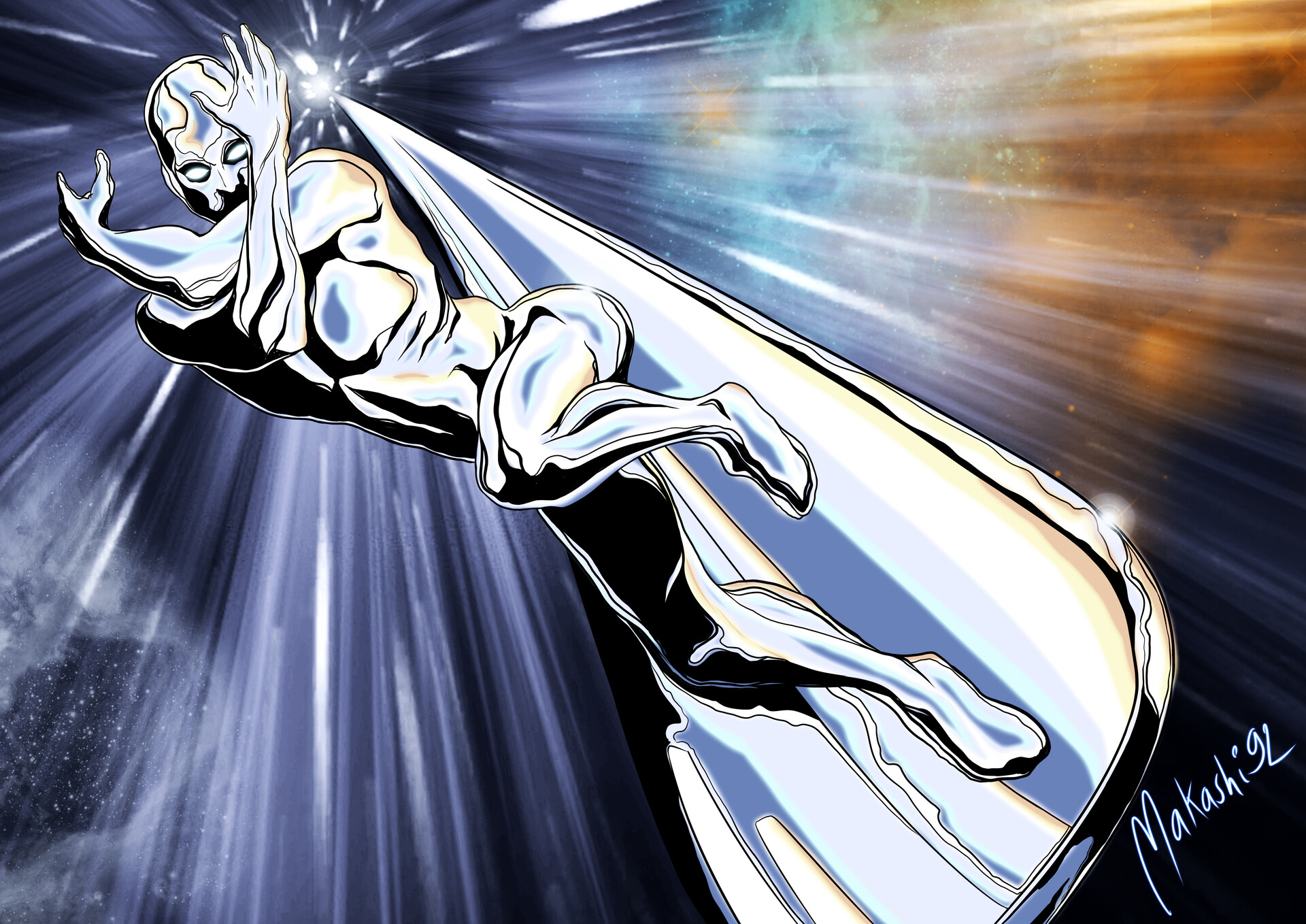 Artstation Silver Surfer Maxime Dris