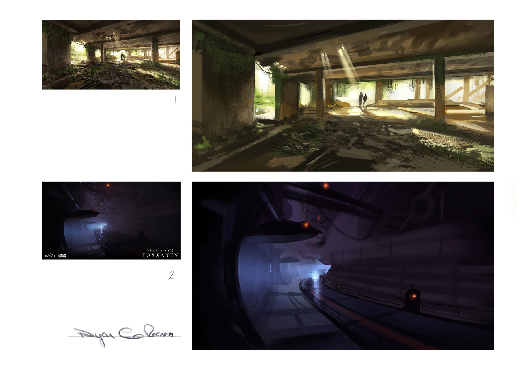 ArtStation - Environment color studies