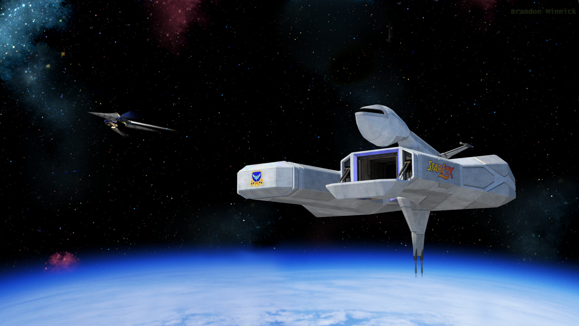 Artstation Star Fox 2 Mothership Re Imagined Brandon Minnick