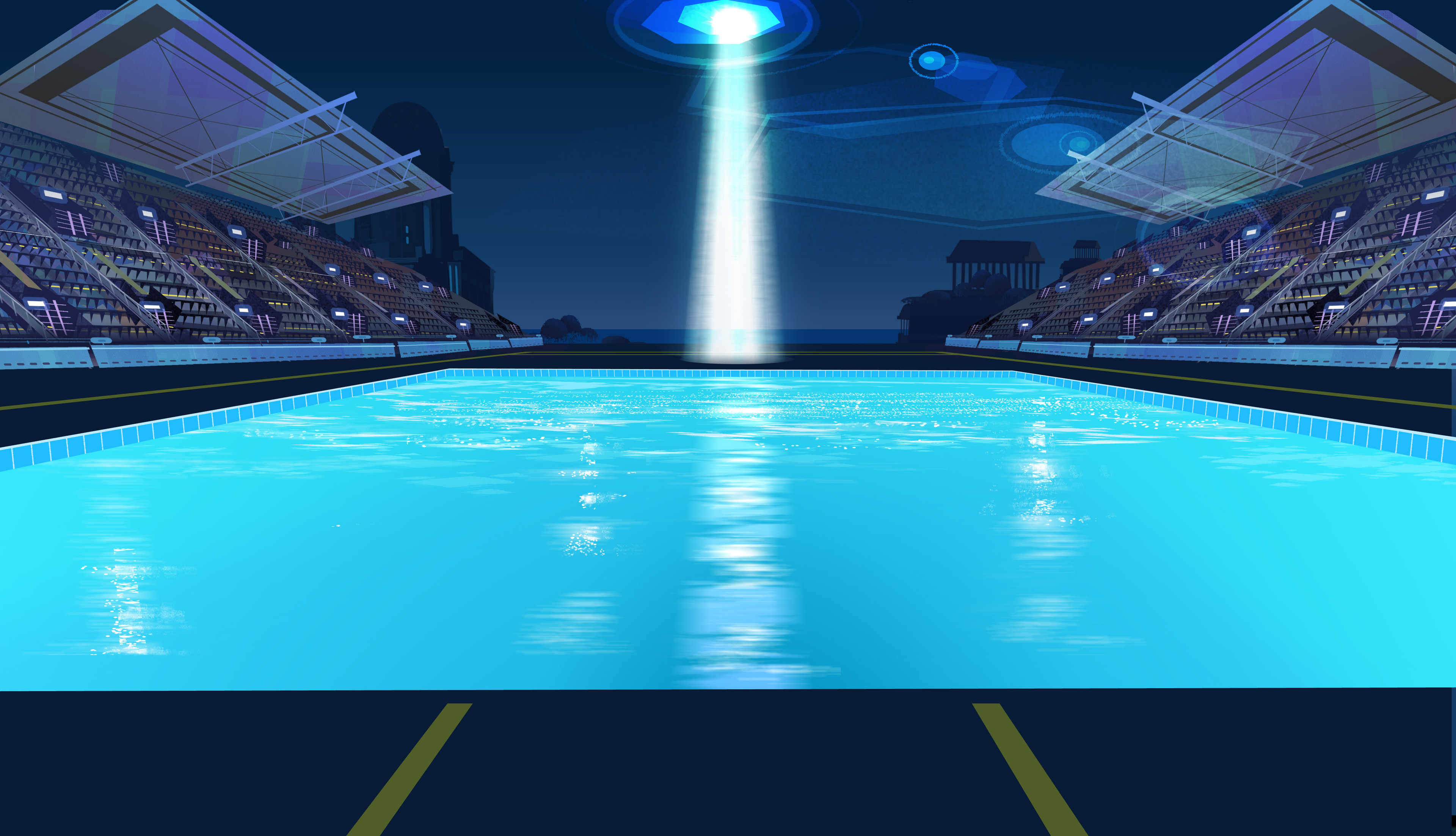 ZIMA BLUE-pool near the ending