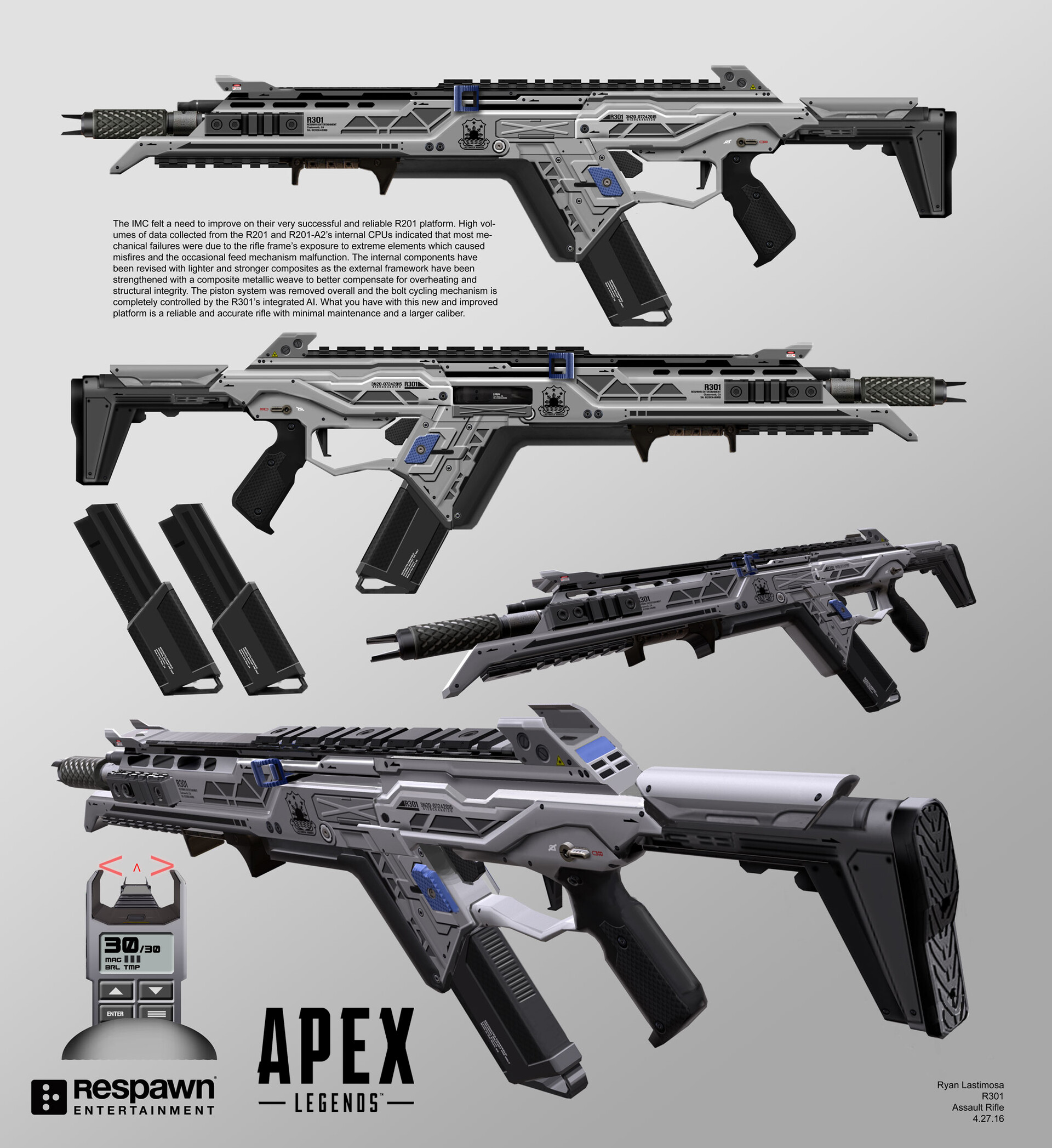 Artstation R 301 Carbine Ryan Lastimosa