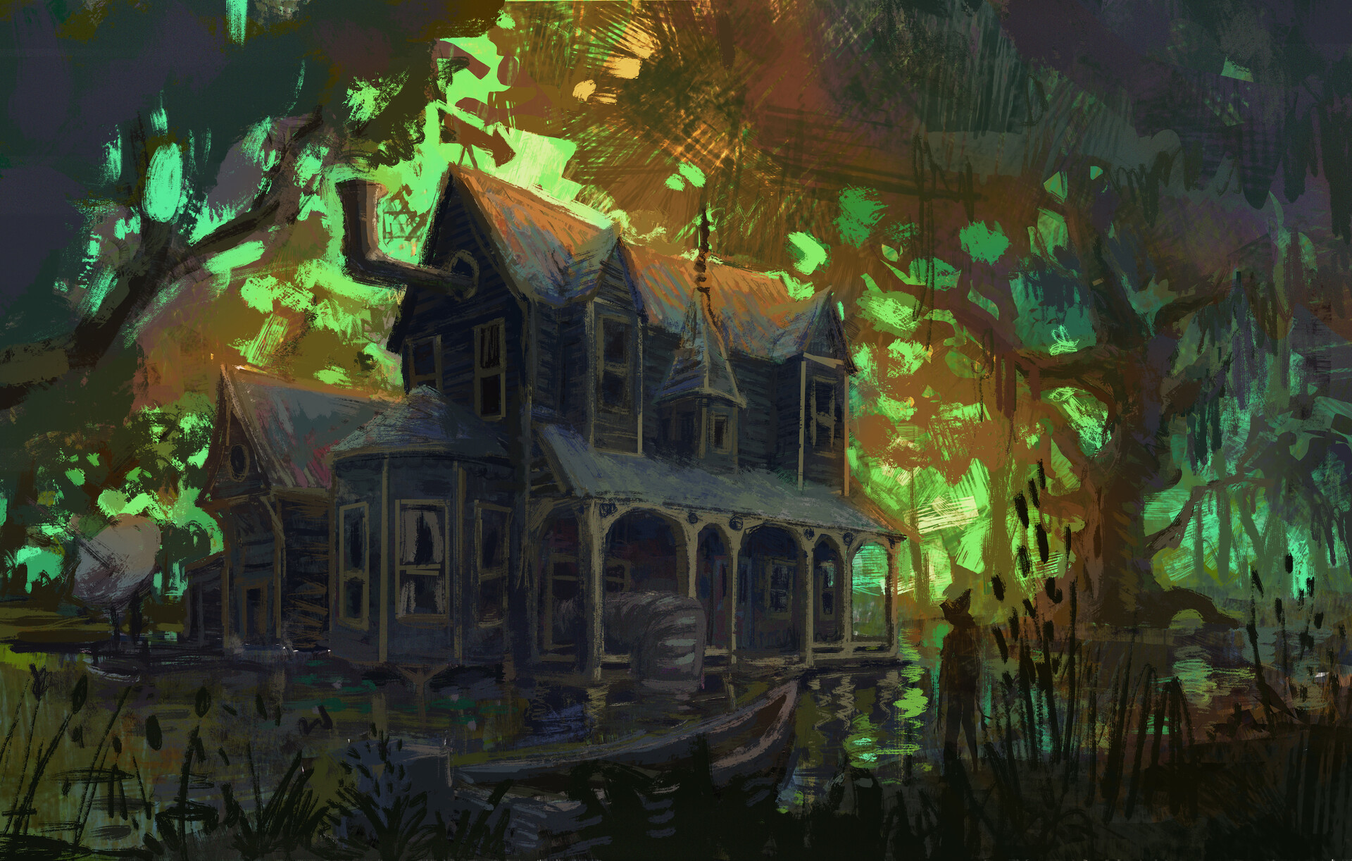 ArtStation - Swamp Haus
