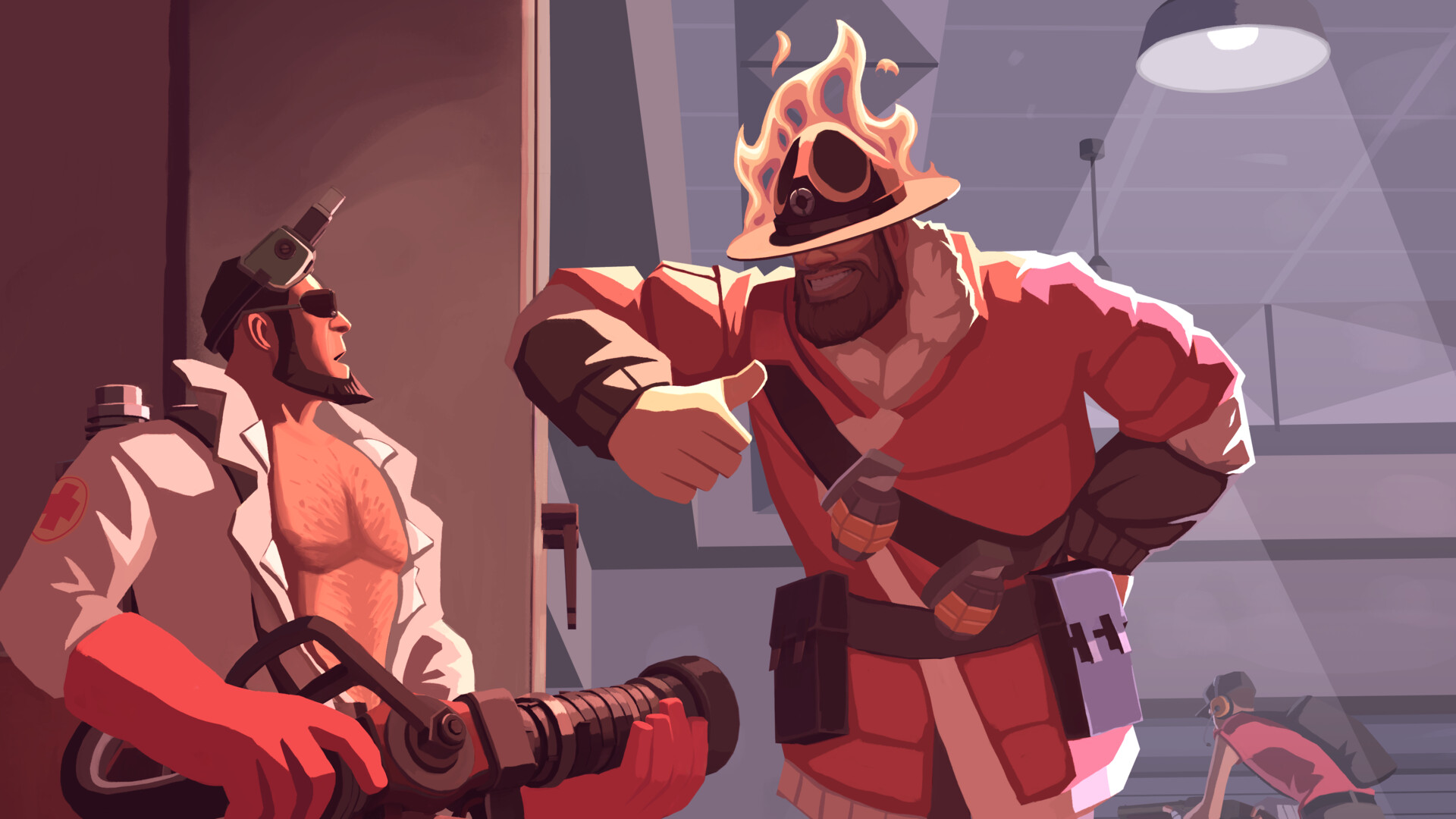 Artstation Tf2 X Gta Iv Loading Screen Ronina Rodriguez