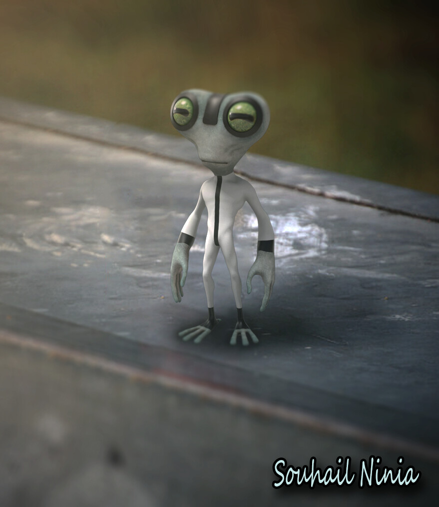 Artstation Grey Matter 3d Fanart Souhail Ninia