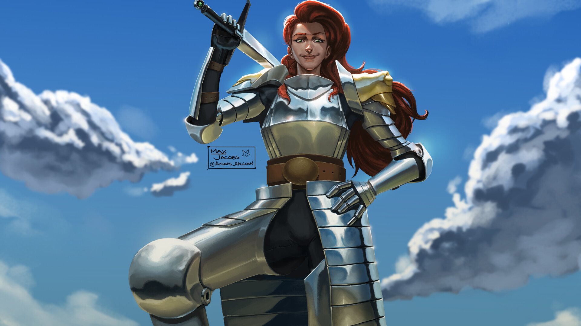 Artstation Knight Girl Draw In Your Style Challenge Max Jacobs