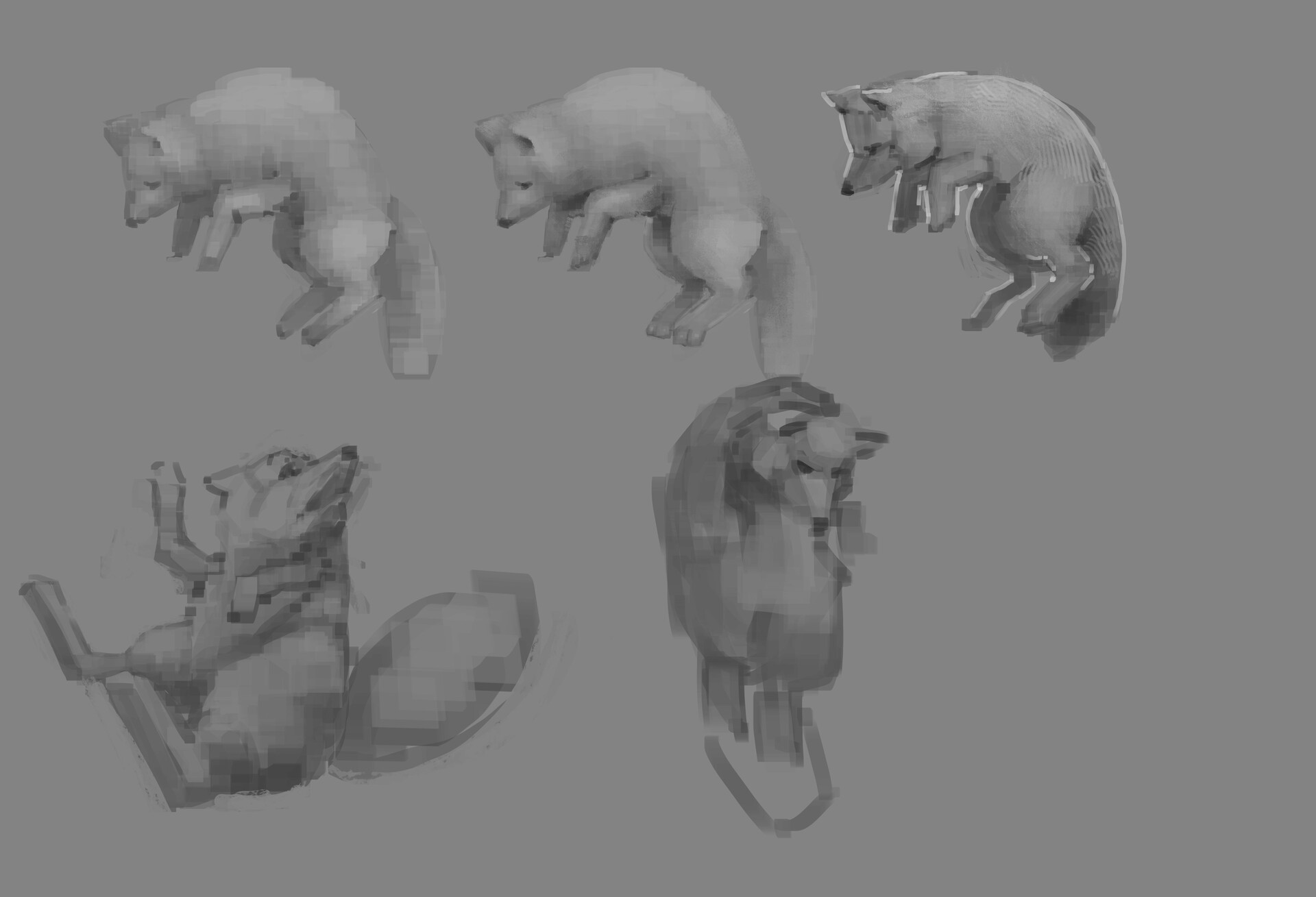 Artstation Some Rotation And Light Practice Bend John