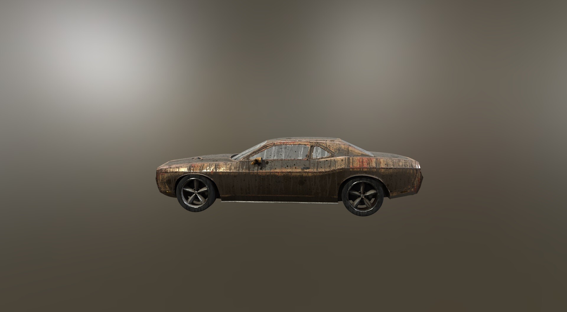 Artstation Game Ready Dodge 3d Model Mid Poly Aman Bhardwaj