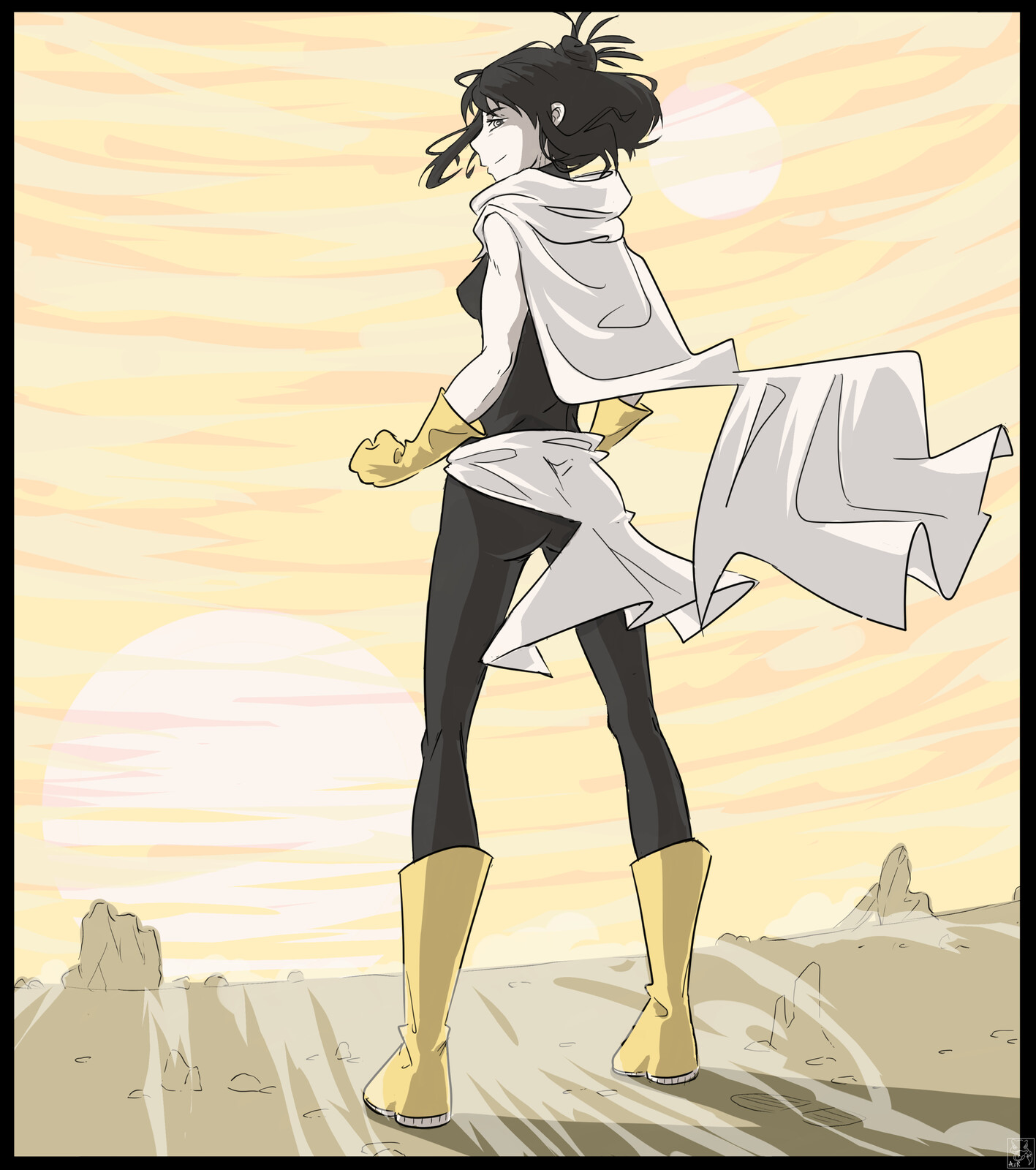 Mha Nana Shimura Fanart Artstation Fanart Nana Shimura Aime Rick fanart nana shimura aime rick