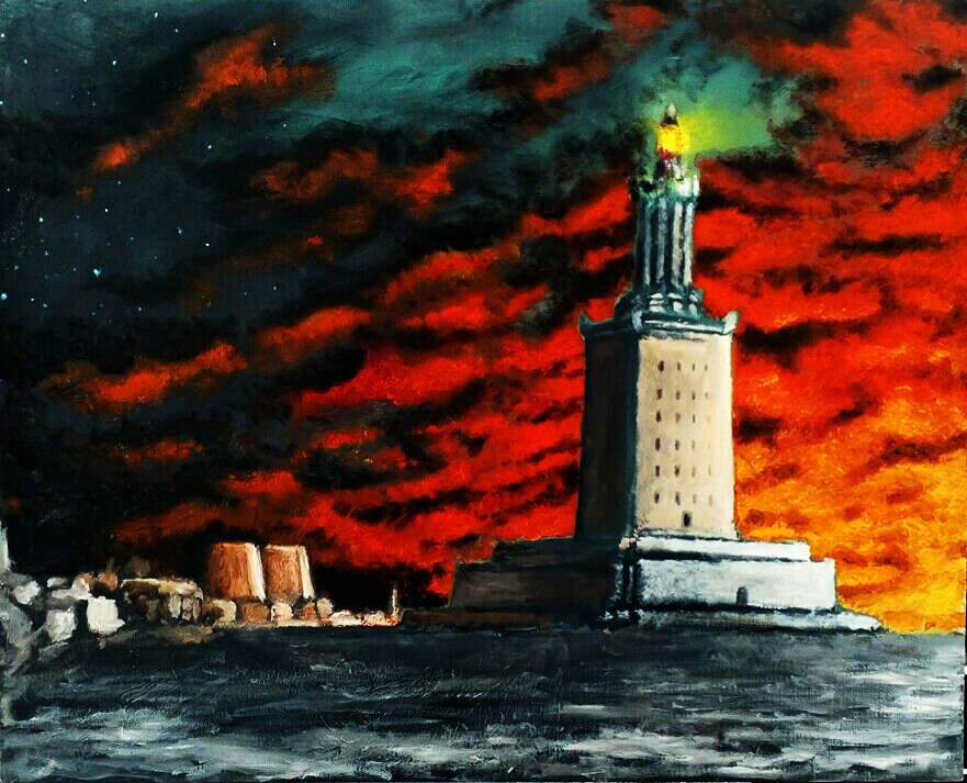 Александрийский маяк картина