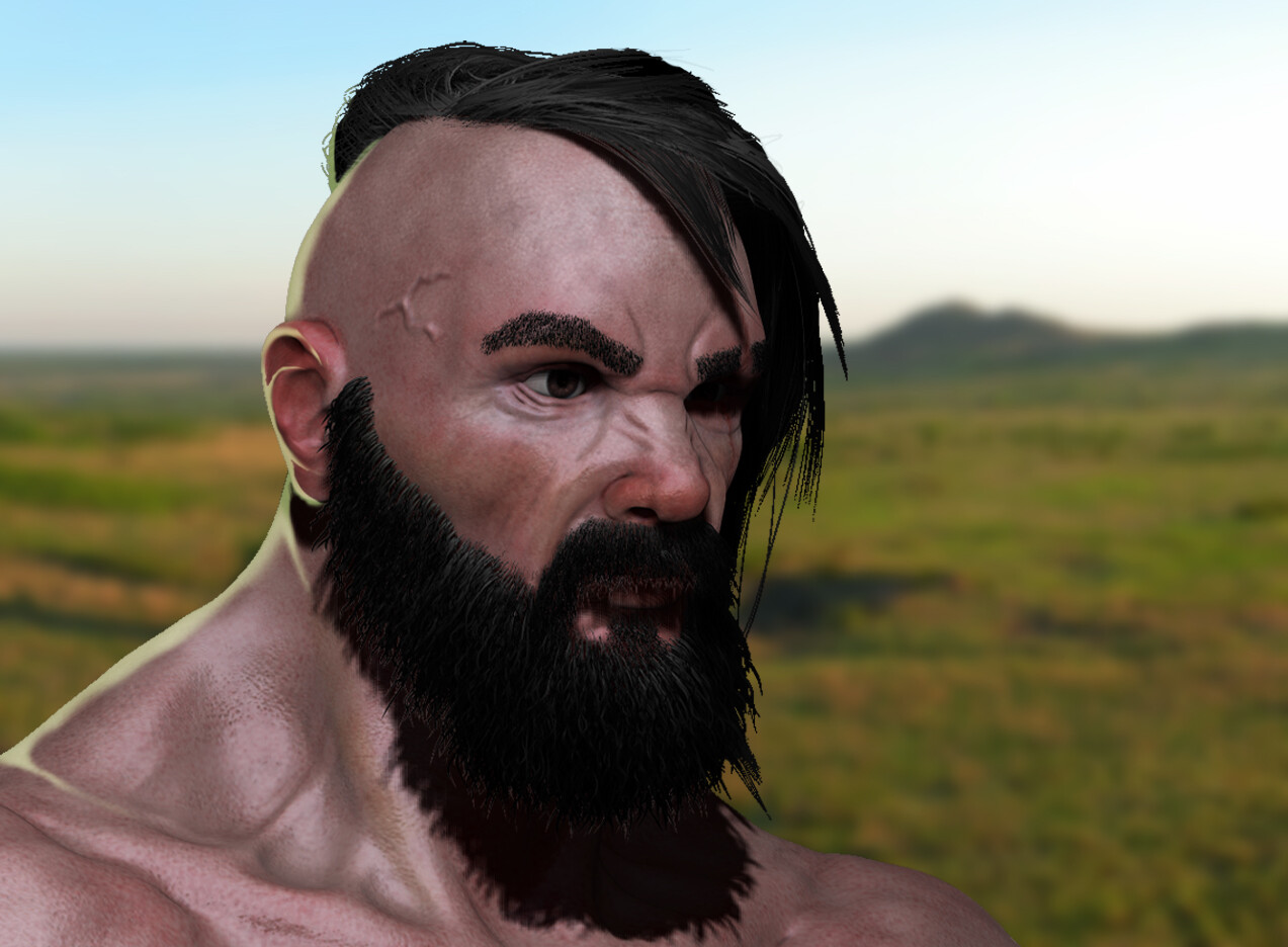 ArtStation Brute Face