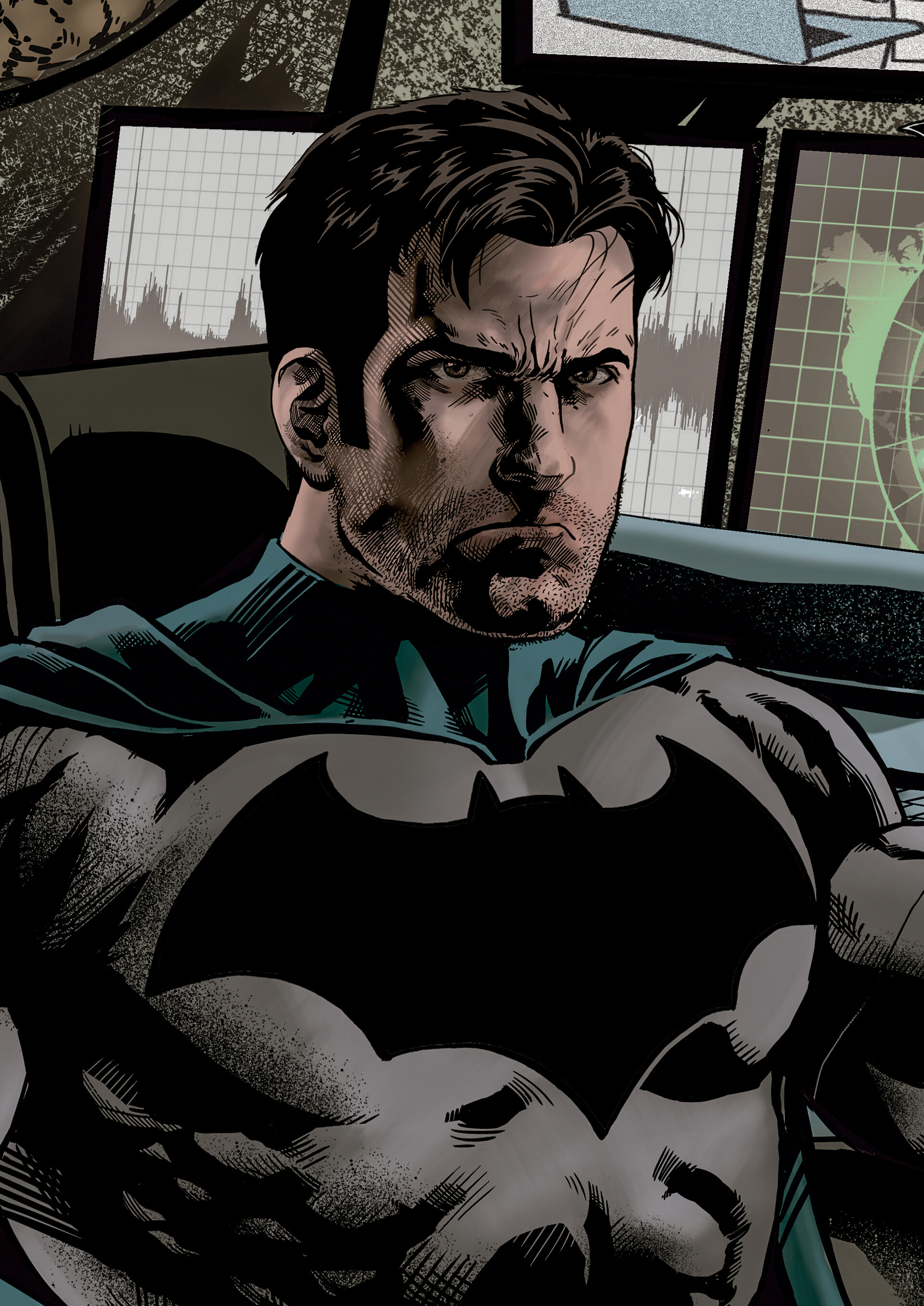 ArtStation - Bruce Wayne in Batcave