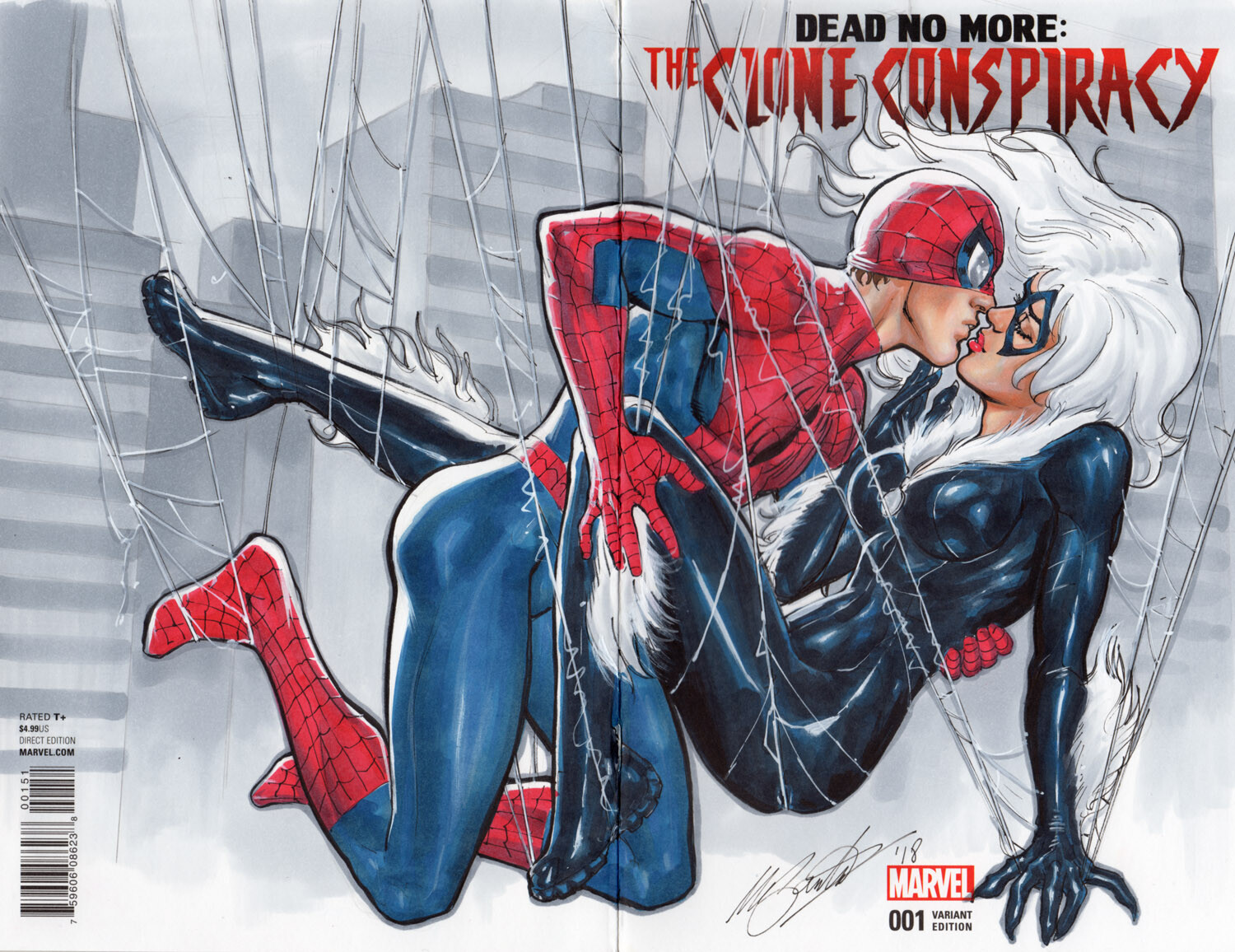 Artstation Spidey Black Cat Marco Santucci