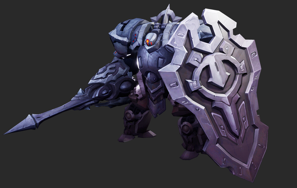 ym . - War golem - battle chaser fan art