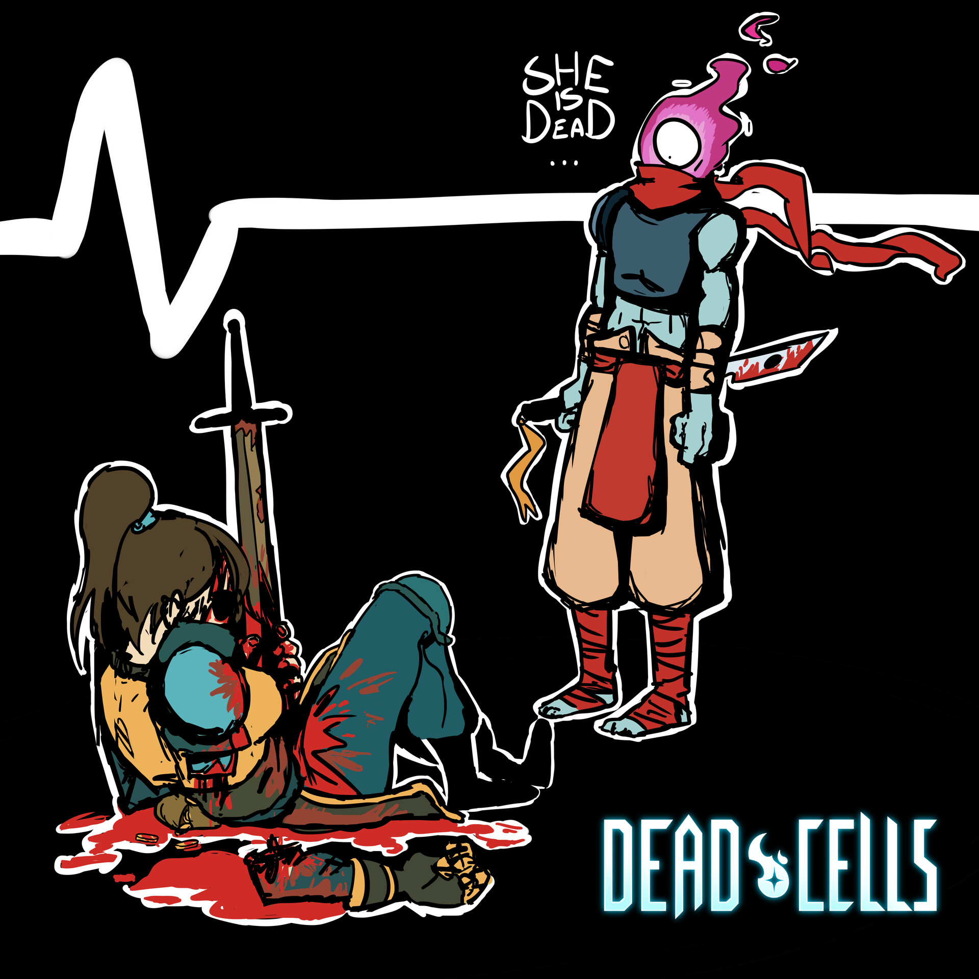 Fan art for Dead Cells. 