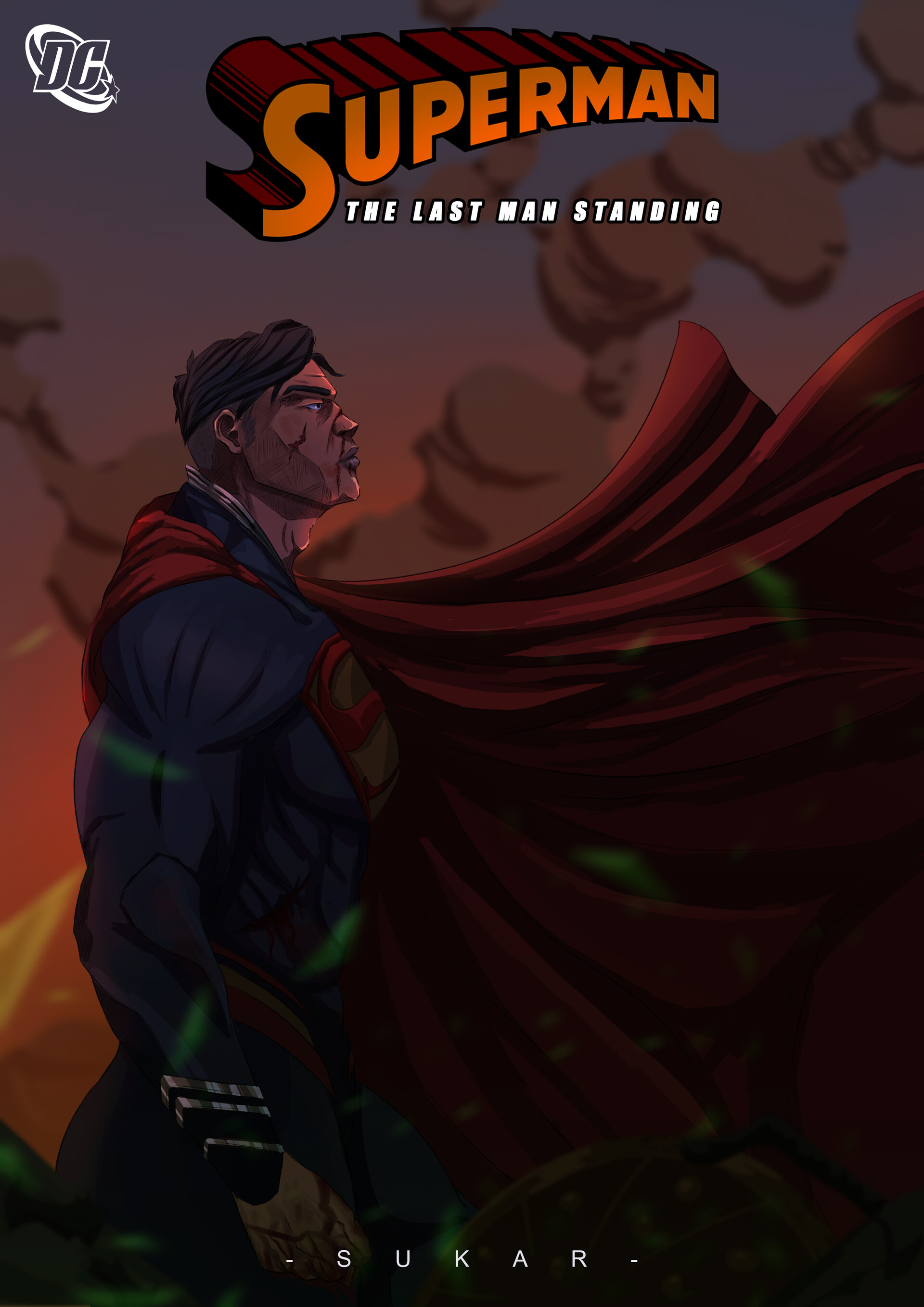Artstation Superman The Last Man Standing Sukar