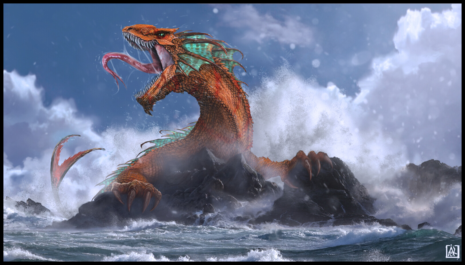 Artstation Wyvern Ahmet Can Kahraman